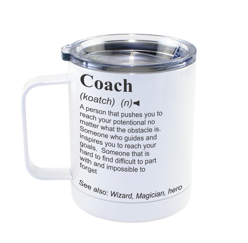 COACH - Dictionary Definition Insulated 13oz Camping Mug, Travel Mug