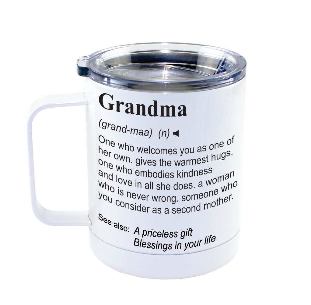 GRANDMA -  Dictionary Definition Insulated 13oz Camping Mug, Travel Mug