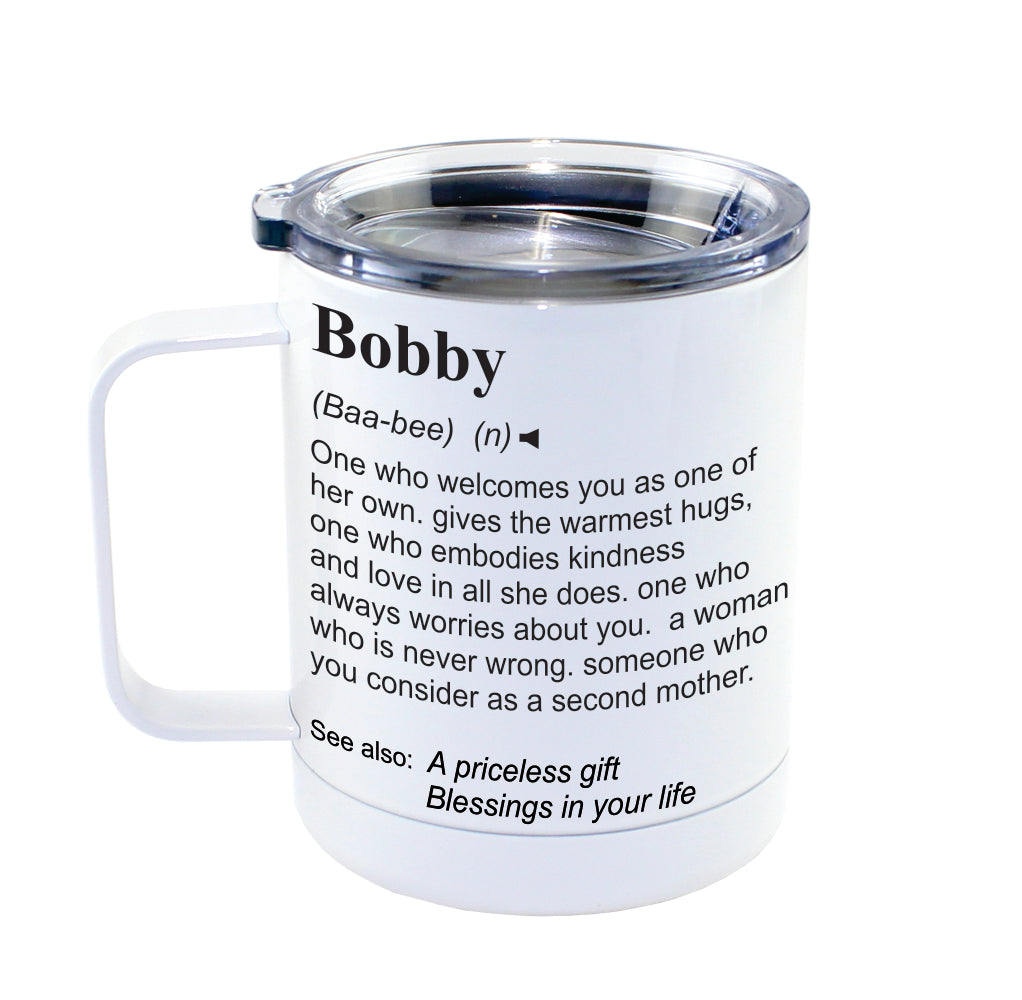 BOBBY -  Dictionary Definition Insulated 13oz Camping Mug