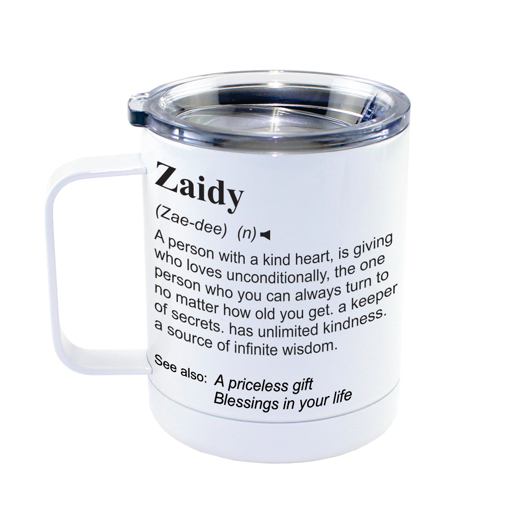 ZAIDY -  Dictionary Definition Insulated 13oz Camping Mug, Travel Mug