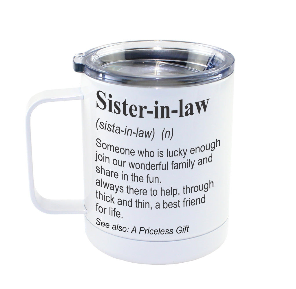 SISTER-IN-LAW -  Dictionary Definition Insulated 13oz Camping Mug, Travel Mug