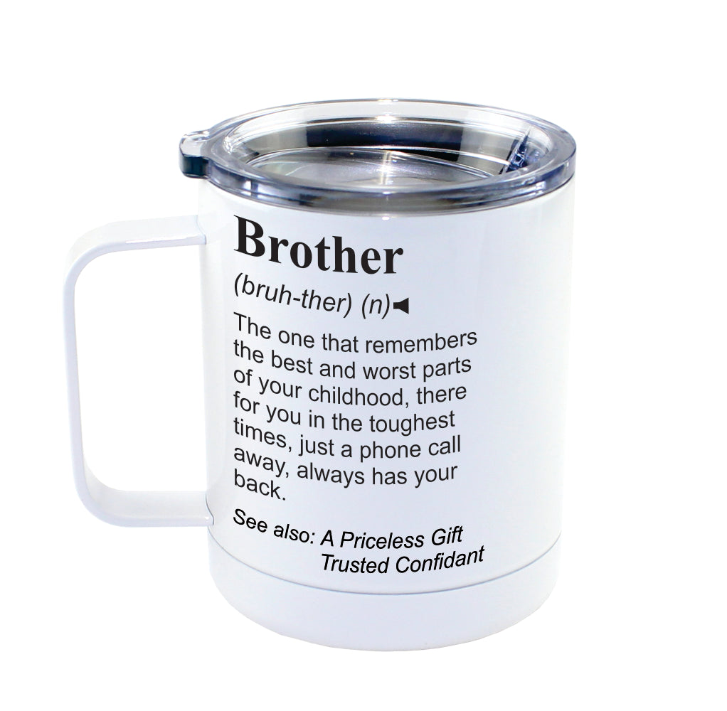 BROTHER -  Dictionary Definition Insulated 13oz Camping Mug