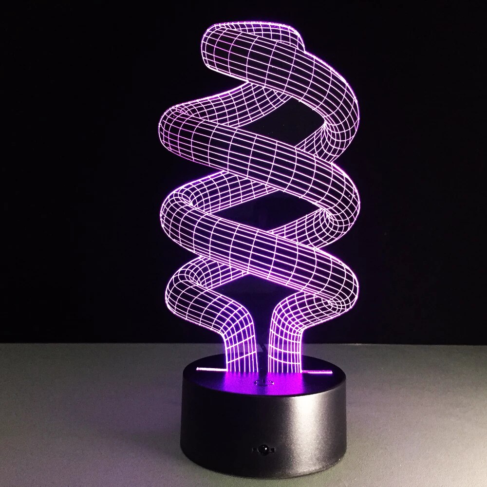 Knot 3D Optical Illusion Night Lamp