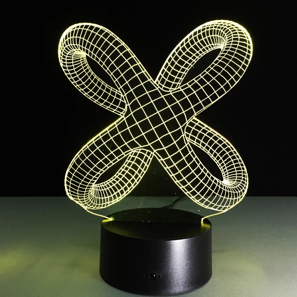 3D Optical Illusion Night Lamp