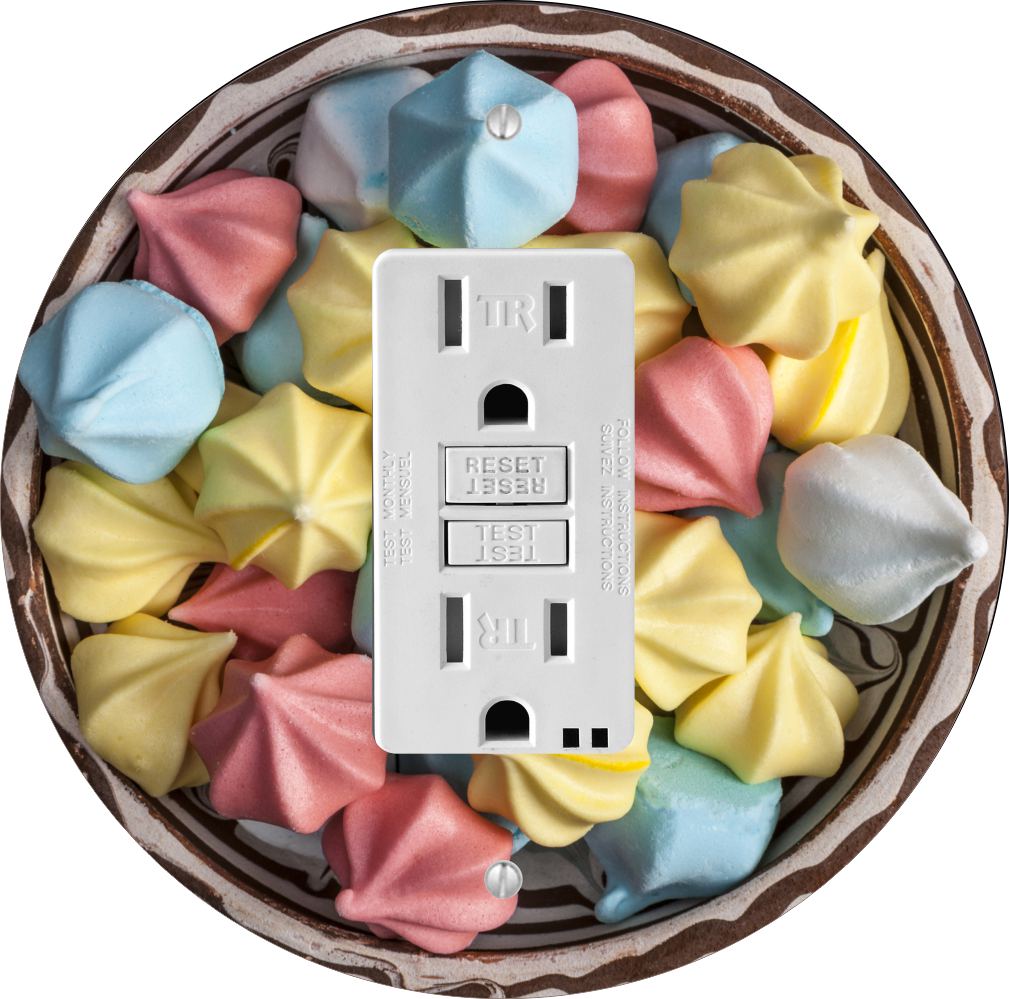 Sam Sandor - Mini Meringues Design - Light Switch & Outlet Plate Cover - GFI