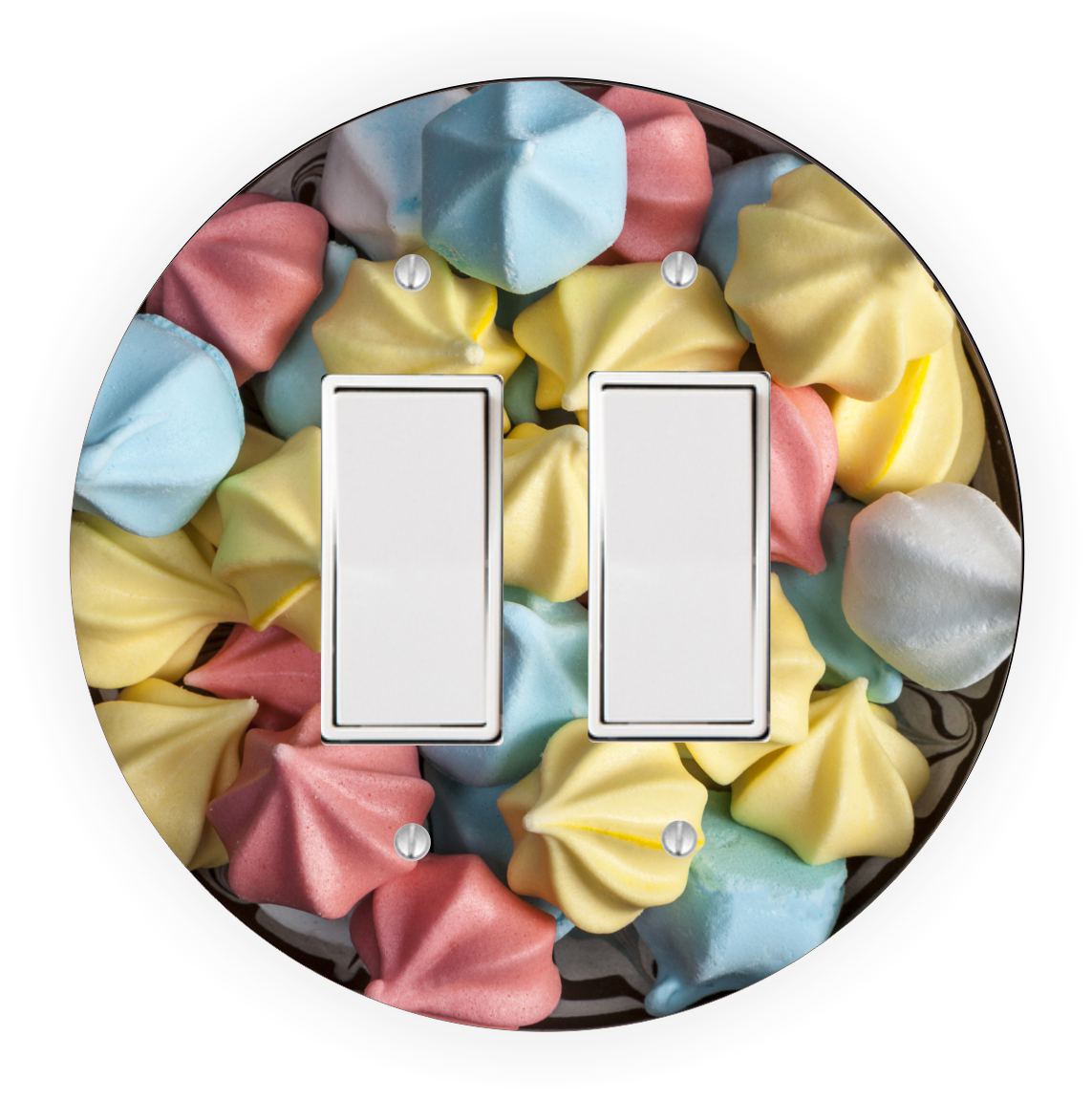 Sam Sandor - Mini Meringues Design - Light Switch & Outlet Plate Cover - Single Rocker