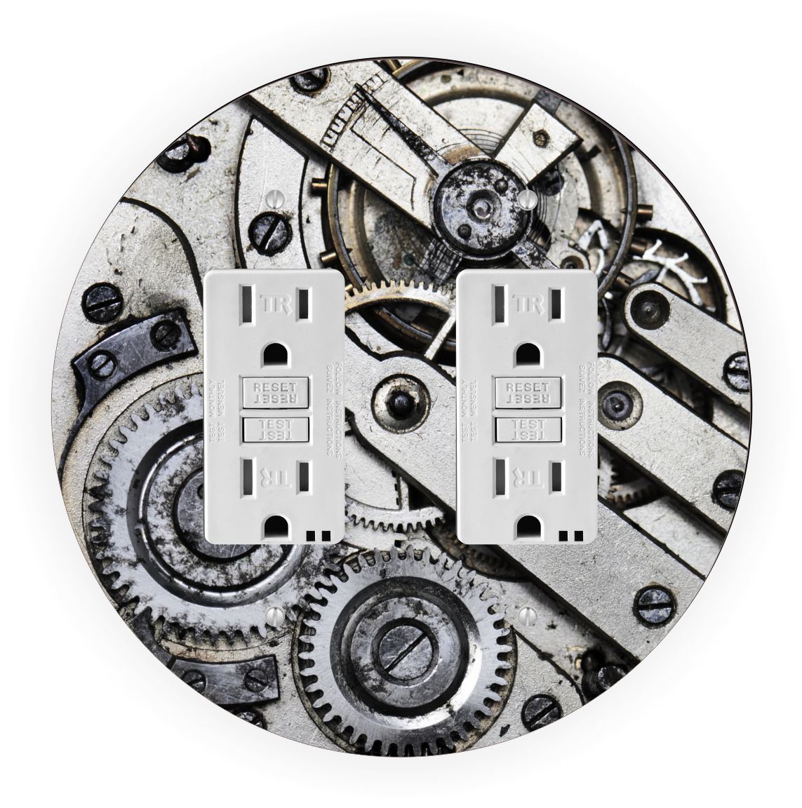 Sam Sandor - Watchworks Design - Light Switch & Outlet Plate Cover - Double GFI